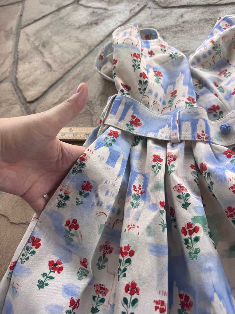 Hunter Bell Eileen Village Floral Belted Mini Dress Size 4 NWT $415 - Picture 15 of 16